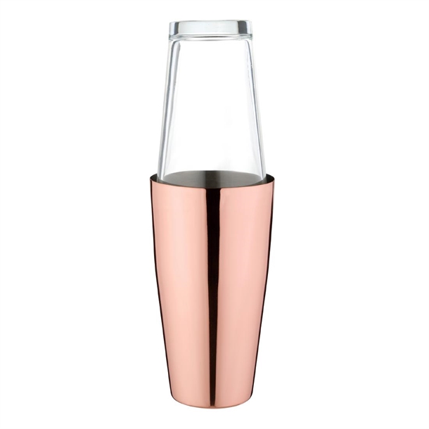 Olympia Boston Cocktail Shaker Copper