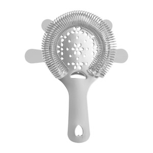 Zanzi Strainer 4 Prong Hawthorn with Flat Handle Stainless Steel - 110mm