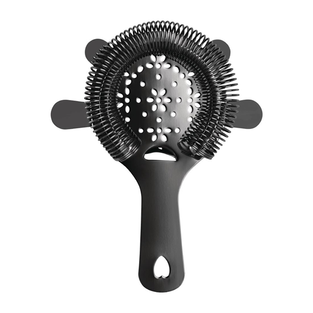 Zanzi Strainer 4 Pring Hawthorn with Flat Handle Gunmetal - 110mm