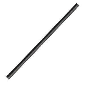 BioPak Compostable Cocktail Paper Straws Black (2500 Pack)