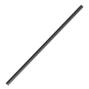 BioPak Compostable Paper Straws Black (250 Pack)