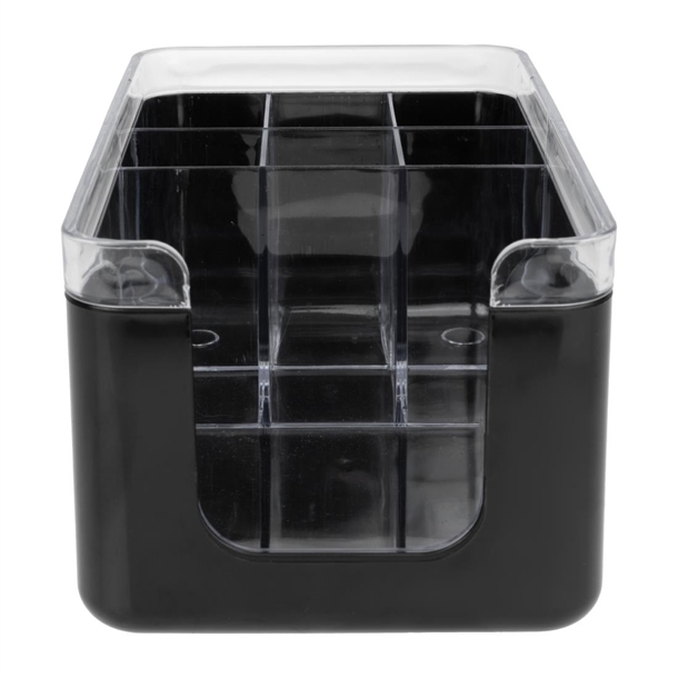 Olympia Kristallon Bar Caddy Black ABS