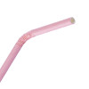 Fiesta Compostable Bendy Paper Straws Pink (250 Pack)