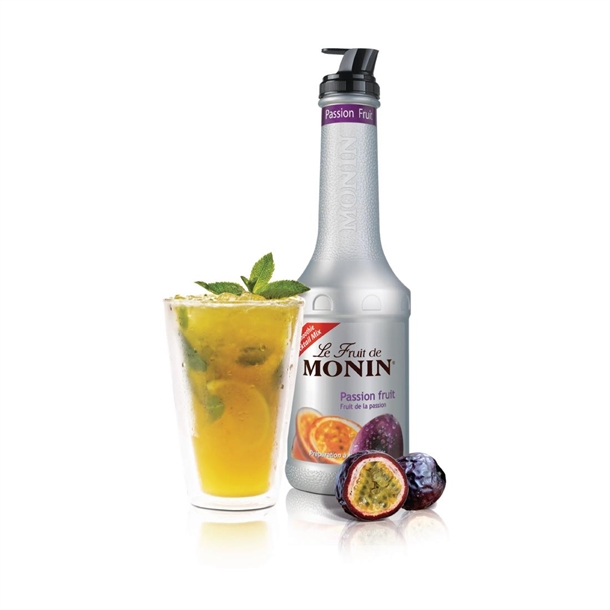 Monin Fruit Puree Passionfruit 1Ltr