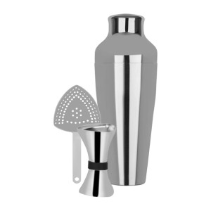Zanzi Cocktail Set 3pc Stainless Steel