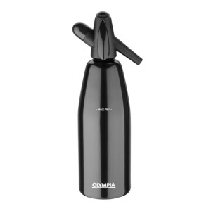 Olympia Soda Siphon Black 1Ltr