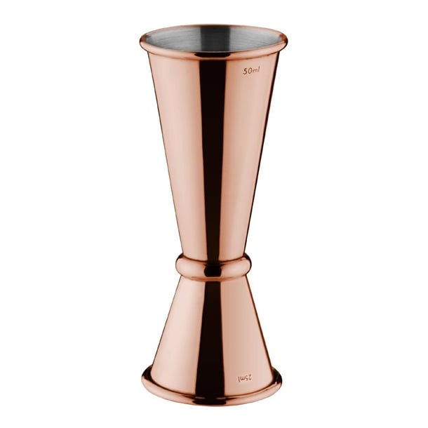 Olympia Banded Copper Jigger 25/50ml