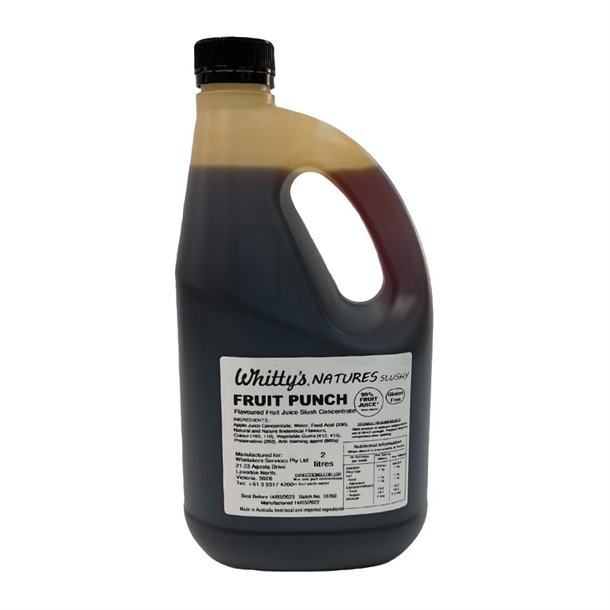 Whitty's  Concentrated Fruit Based Flavoured Syrups - Mango 2Ltrs (Pack 3)