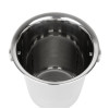 Olympia Ice Bucket with Handles and Etch Detail Stainless Steel 1050ml