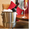 Olympia Brushed Stainless Steel Wine & Champagne Bucket