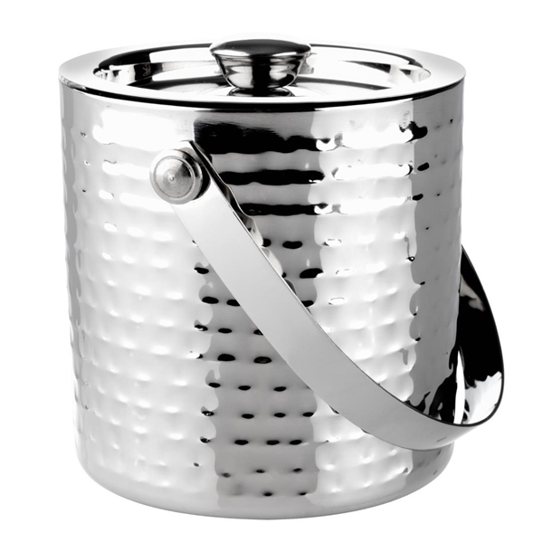 Olympia Hammered Double Wall Ice Bucket 1550ml
