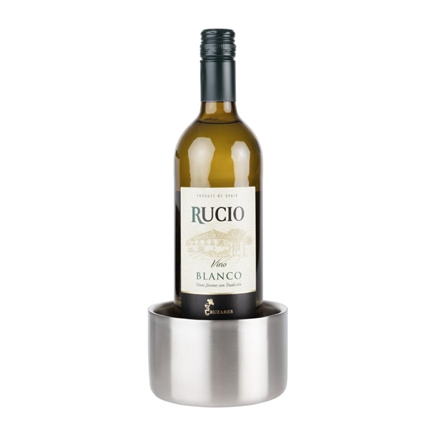 Olympia Double Wall Stainless Steel Wine and Champagne Coaster