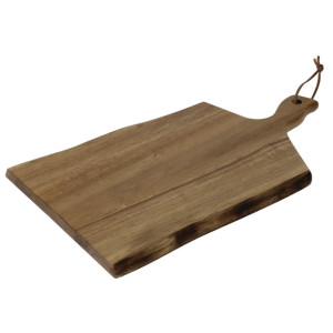 Olympia Acacia Wavy Handled Wooden Board Small
