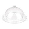 Olympia Kristallon Polycarbonate Display Plate Clear 345(Ø)mm