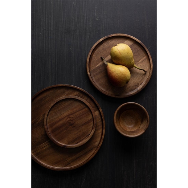 Olympia Acacia Round Plates 150(D)mm
