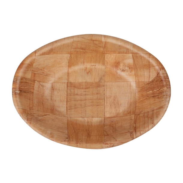 Olympia Oval Wooden Bowl Large