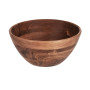 Chef Inox Serve Round Display Deep Bowl Acacia - 280x130mm
