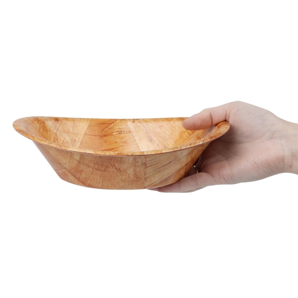 Olympia Oval Wooden Bowl Small