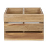 Olympia Table Organiser Acacia Wood 210x160x150mm