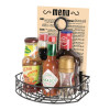 Olympia Wire Condiment Holder With Menu Clip