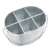 Olympia Galvanised Table Tidy - 135(H)x240(W)x175(D)mm