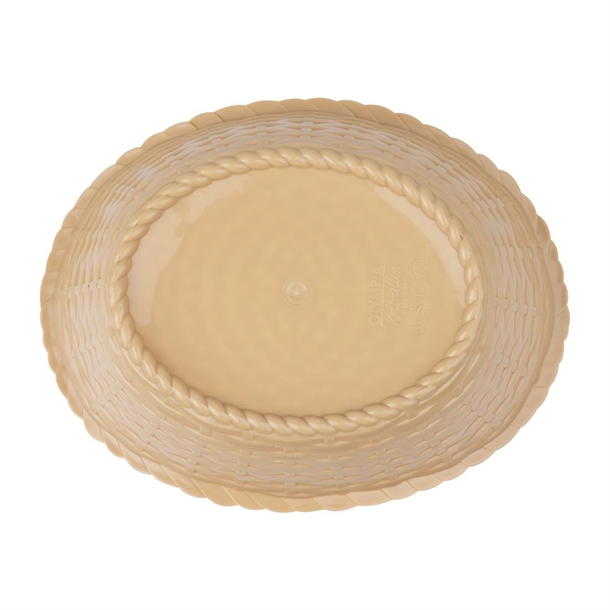 Olympia Kristallon Oval Polypropylene Basket