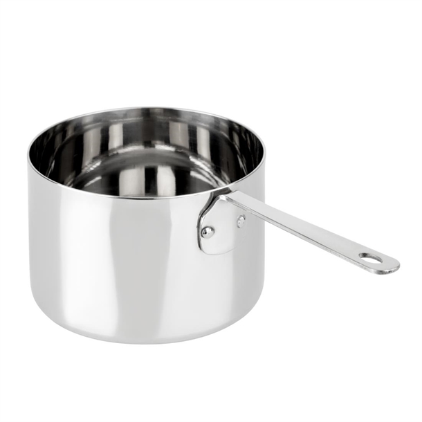 Olympia Table Presentation Mini Sauce Pan Stainless Steel 90x60mm