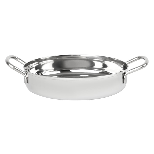 Olympia Table Presentation Double Handle Dish Stainless Steel 180mm