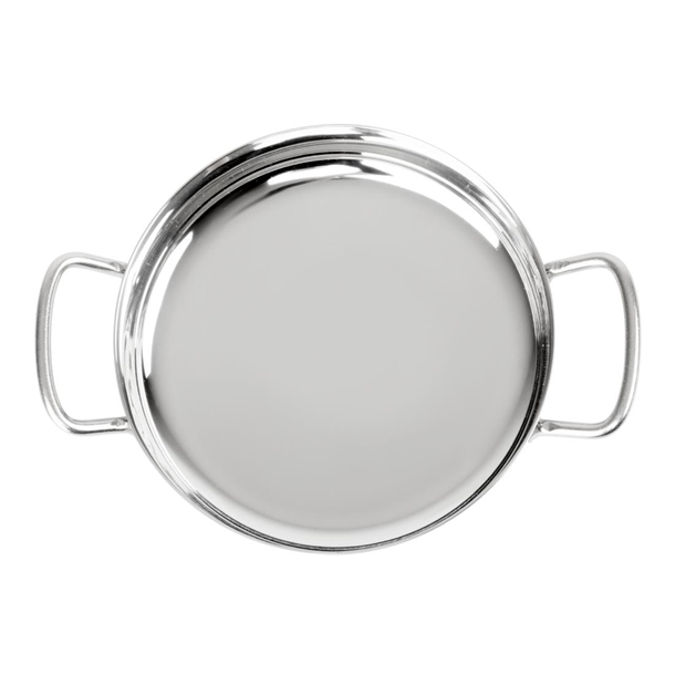 Olympia Table Presentation Double Handle Dish Stainless Steel 180mm
