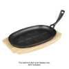 Olympia Hevea Board for Cast Iron Oval Sizzler 335x205mm (GJ557)
