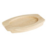 Olympia Hevea Board for Cast Iron Oval Eared Dish 210x120mm (FW819)
