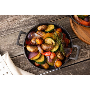 Olympia Cast Iron Round Eared Dish 200mm