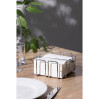 Olympia Cocktail Napkin Holder with Weight 140x140mm