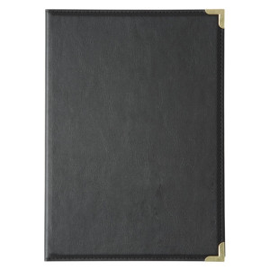 Olympia Leatherette Style Menu Cover A4 2 Card