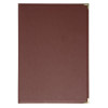 Olympia Leatherette Style Menu Cover A4 4 Card