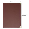 Olympia Leatherette Style Menu Cover A4 4 Card