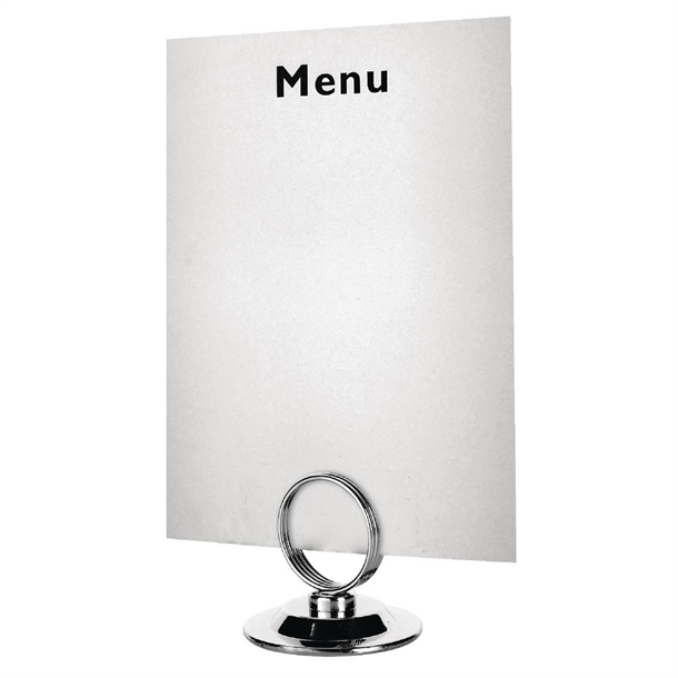 Ring Card Menu Holder - 45mm