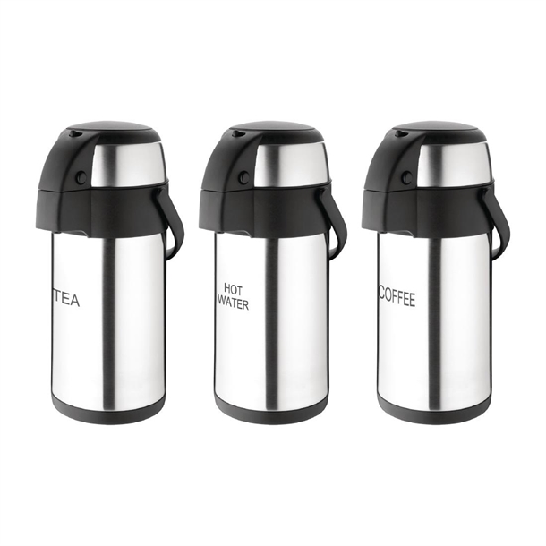 Olympia Pump Action Coffee Airpot 3Ltr
