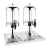 Olympia Double Juice Dispenser with Drip Tray