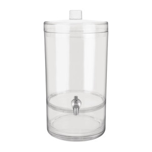 Chef Inox Juice Dispenser Polycarbonate Round 6.4Ltr 247x206x409mm