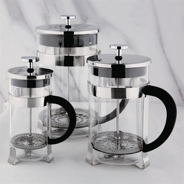 Olympia Contemporary Glass Coffee Plunger 6 Cup