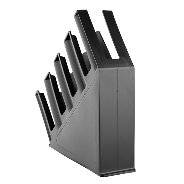 Olympia Kristallon Cup Holder 4-Slots Polypropylene Black