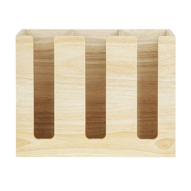 Olympia Cup Organiser Hevea Wood 340x120x240mm