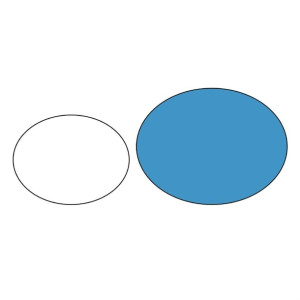 Cambro Camtread Non-Slip Oval Tray - Black - 560x685mm