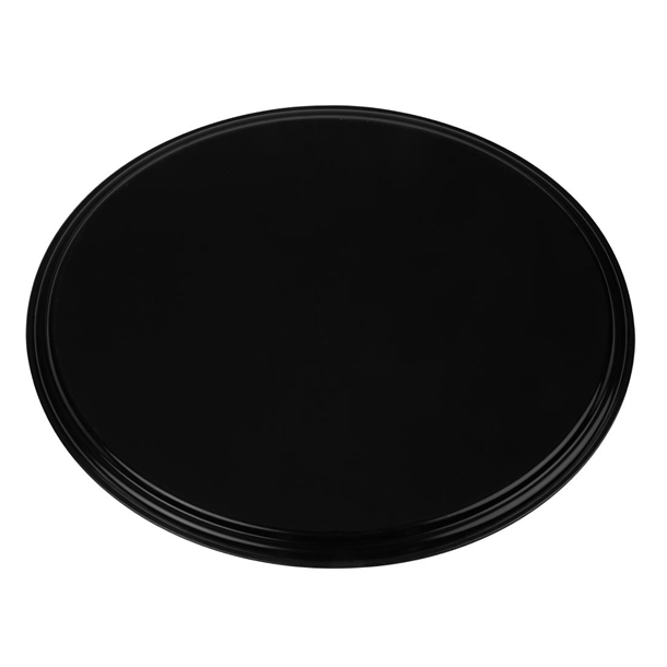 Cambro Camtread Non-Slip Oval Tray - Black - 560x685mm