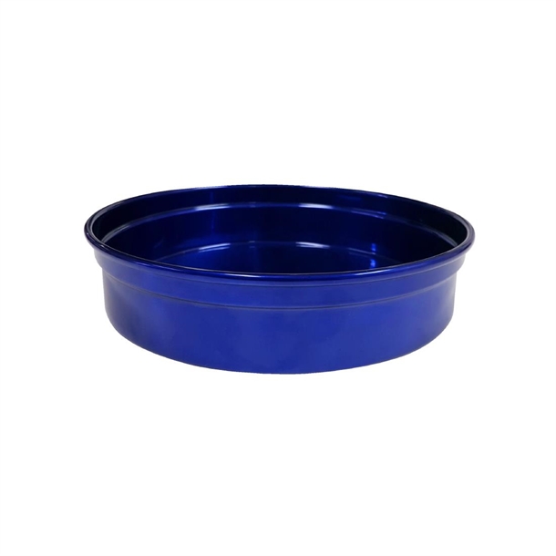 Tomkin Chef Inox Round Aluminium Bar Tray Blue 240x50mm