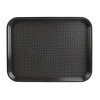 Olympia Kristallon Polypropylene Fast Food Tray Black