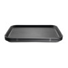Olympia Kristallon Polypropylene Rectangular Non-Slip Tray Black 410mm