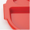Olympia Kristallon Polycarbonate Compartment Food Trays Red 322mm (10 Pack)