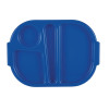 Olympia Kristallon Polycarbonate Compartment Food Trays Blue 322mm (10 Pack)